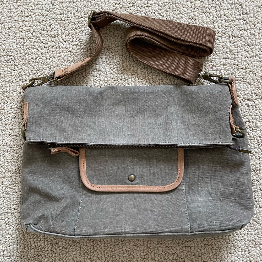 Ecosusi | Canvas Crossbody Bag | os - Picture 5 of 6